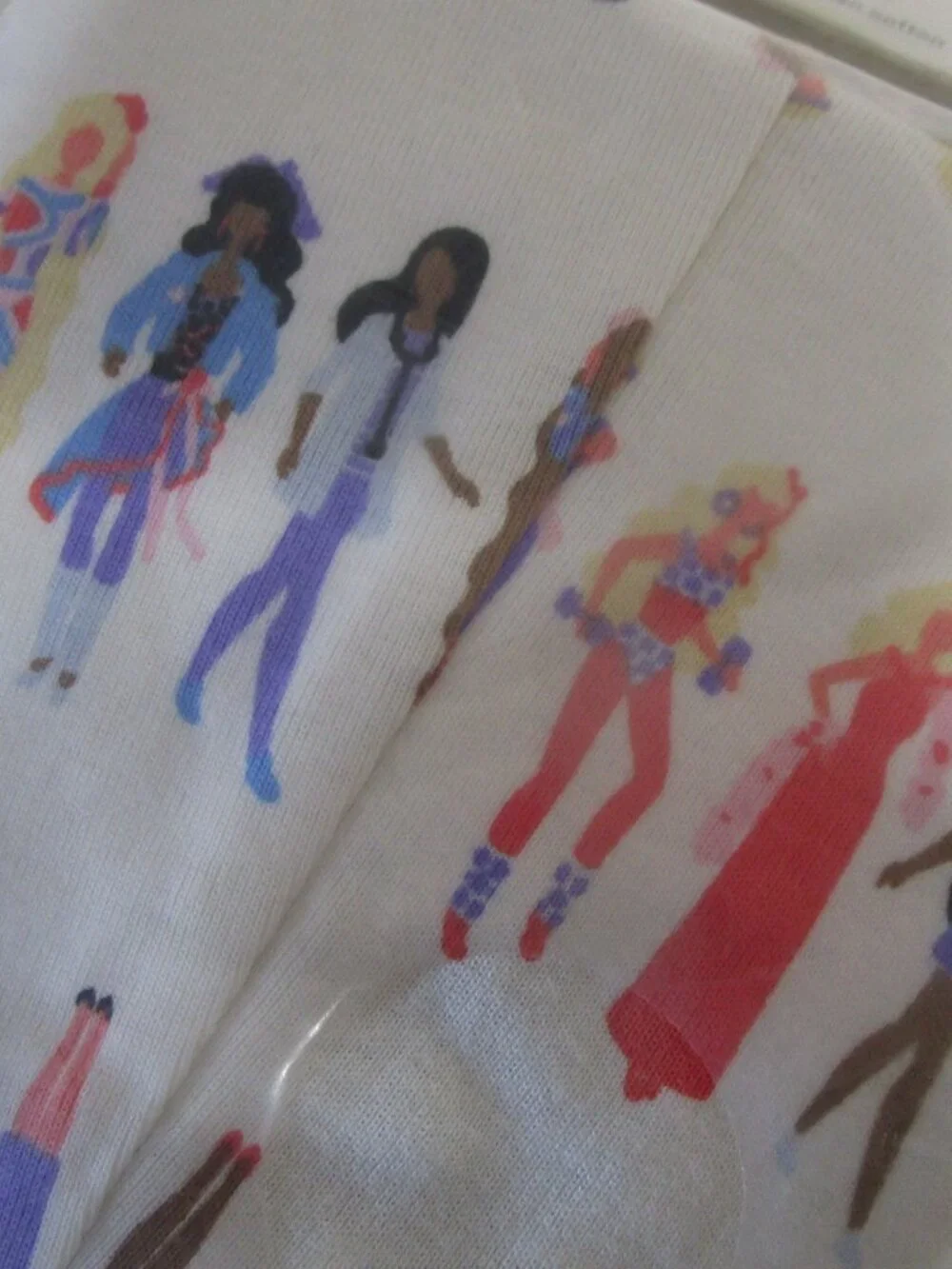 BabyGap Gap Kids Barbie 2 Piece Pajama Set Girls 6-12m Multicolor white NIP